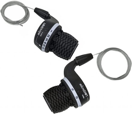 microSHIFT otočné radenie ľavé+pravé MS25-6 3x6sp.