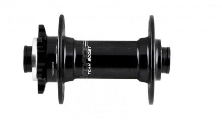 FORCE náboj predný TEAM BOOST 15mm, 6d, k.32 dier, čierny