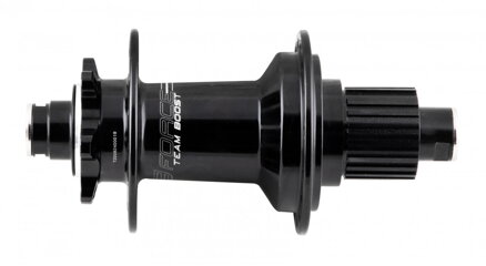 FORCE náboj zadný TEAM BOOST X12, 6 dier, k. 32 dier, čierny