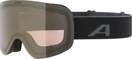 ALPINA Lyžiarske okuliare PENKEN black matt Q-LITE gold