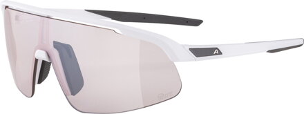 ALPINA Okuliare TURBO PRO S white matt Q-LITE pink