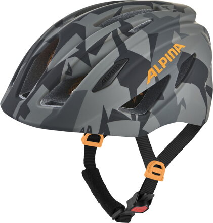 ALPINA Cyklistická prilba PICO FLASH  čierna-camo oranžová