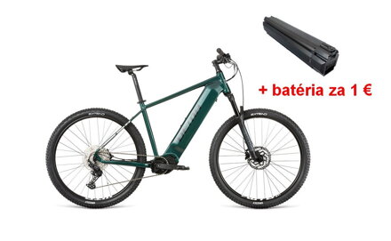 DEMA bicykel BOOST metallic green-black