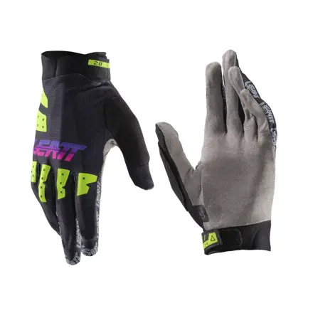 LEATT rukavice MTB 2.0 X-Flow  , Neon Black