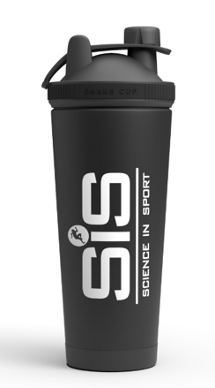SiS fľaša Šejker nerezový s dvojitou stenou matte black 750ml