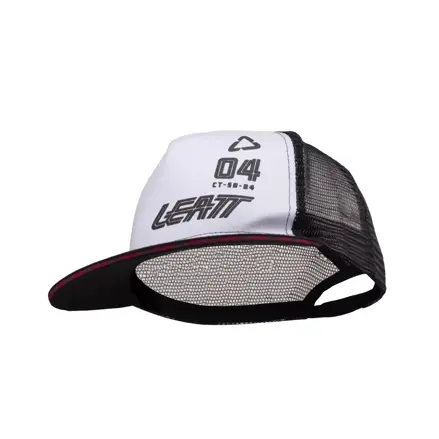 Leatt šiltovka Cap Trucker, unisex, black/white