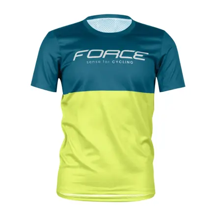 Force dres KID MTB CHEERY, modro-limetkový