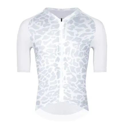 Force dres LEOPARD kr. rukáv, bielo-šedý