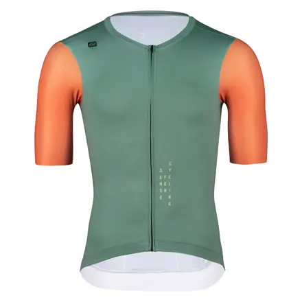 Force dres LIMIT kr. rukáv, zeleno-oranžový