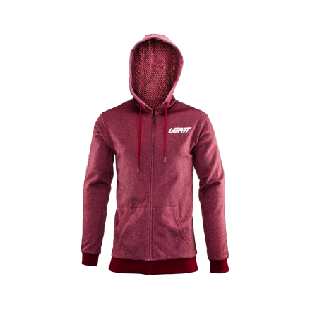 Leatt mikina Premium Ruby, na zips