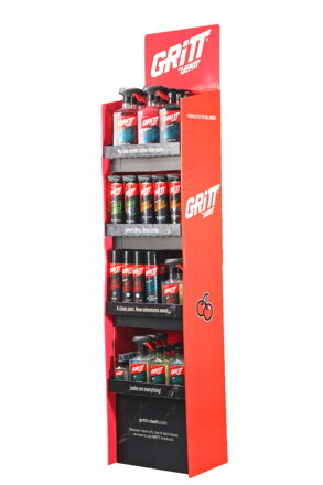 GRiTT prezentačný stojan Display Stand – 4 police, 158×56×30cm