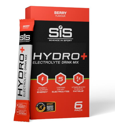 SiS HYDRO+ balenie 6ks sacharidový nápoj