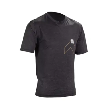 LEATT dres krátky rukáv MTB Trail 1.0 X-Flow Black