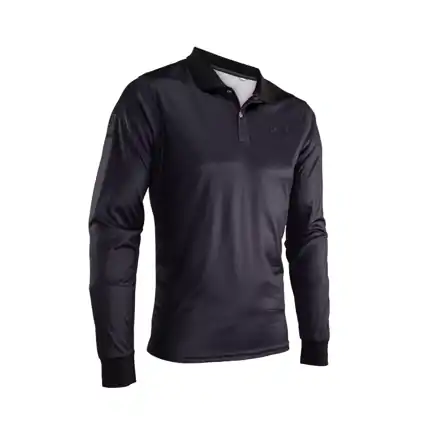 Leatt polo triko Team Long, pánske, graphene