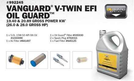 Servisná sada Vanguard V-Twin EFI Oil Guard™
