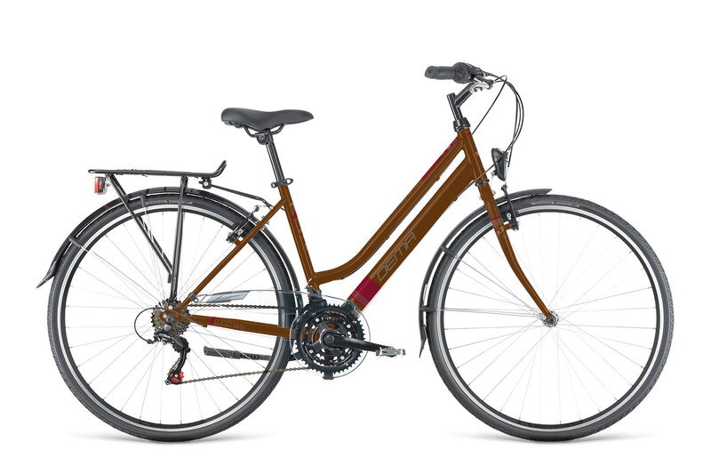 Bicykel Dema LUGO LADY brown-marsala 
