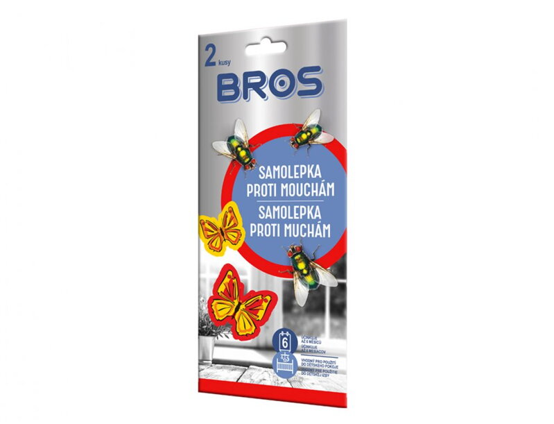 Samolepka proti muchám BROS 2 ks