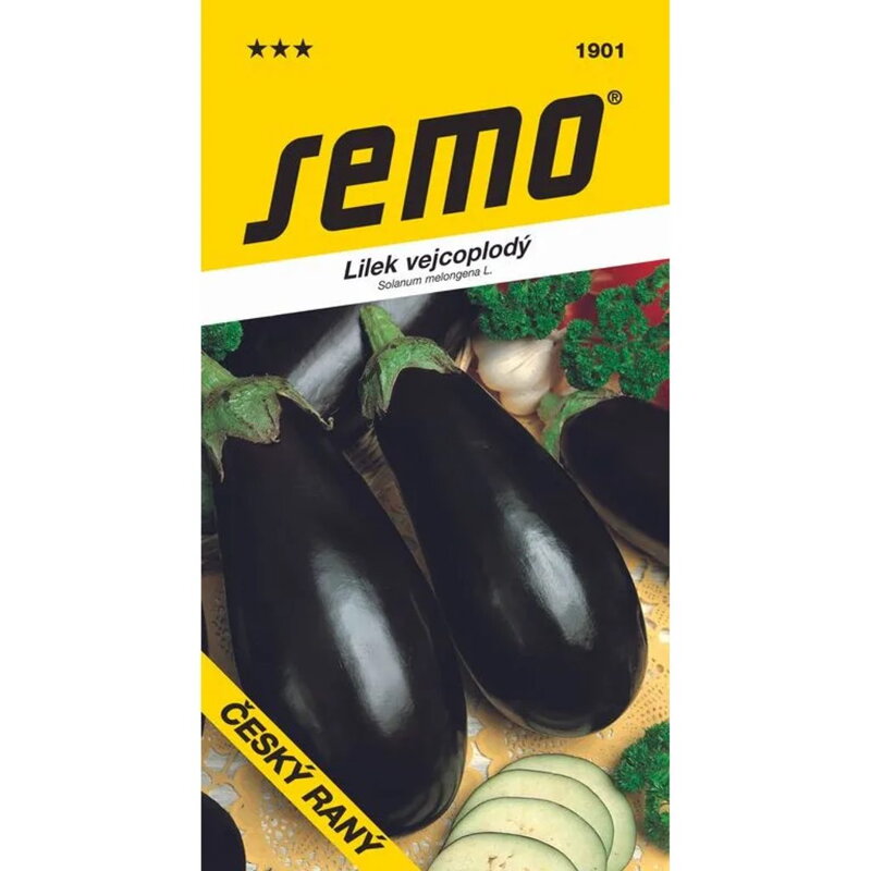 Baklažán vajcoplodý - Český raný 0,8 g