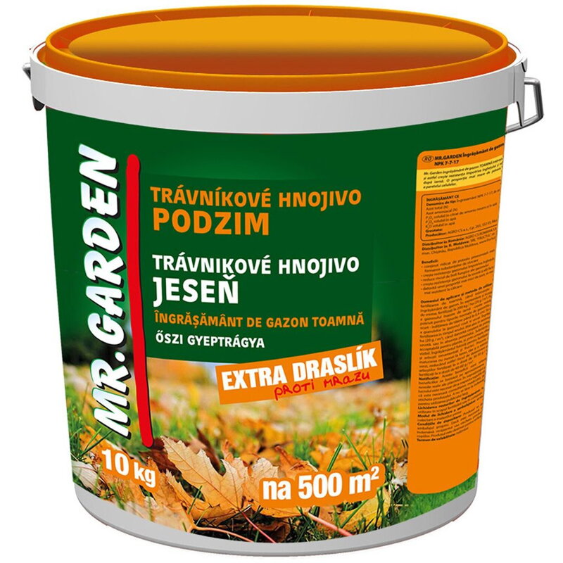 Mr. Garden Jesenné trávnikové hnojivo 10 kg Mr. Garden Jesenné trávnikové hnojivo 10 kg