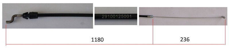 29100125001 - Bowden pojazdu