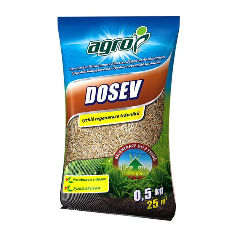 AGRO Trávna zmes DOSEV 0,5 kg