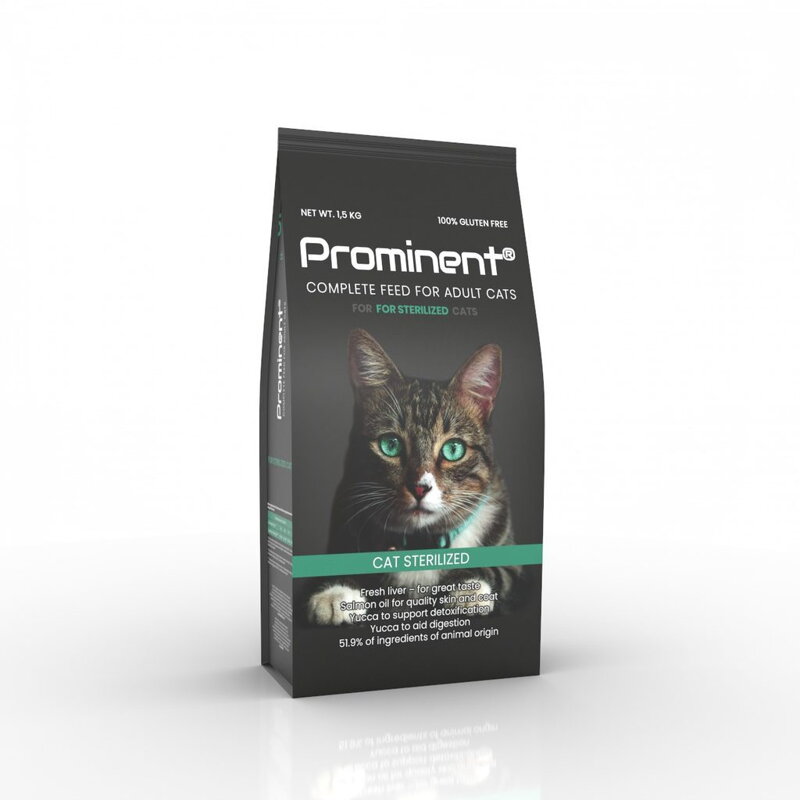 Prominent Cat Sterilized 1,5 kg - krmivo pre mačky Prominent Cat Sterilized 1,5 kg - krmivo pre mačky