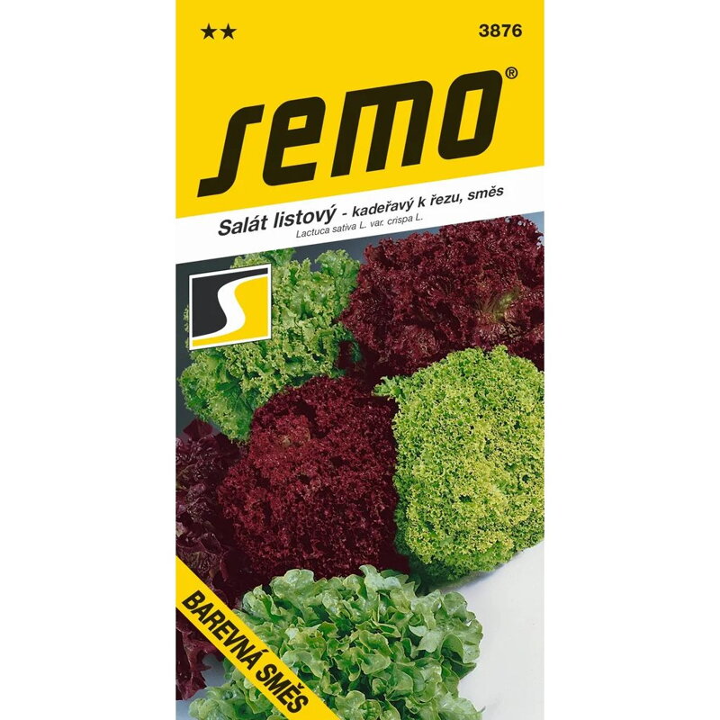 Šalát kučeravý k rezu - Farebná zmes odrôd 0,8 g