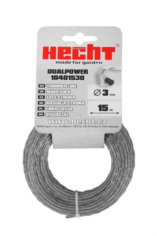 HECHT 10401530 - strunaštvorcová 3,0 mm x 15 m