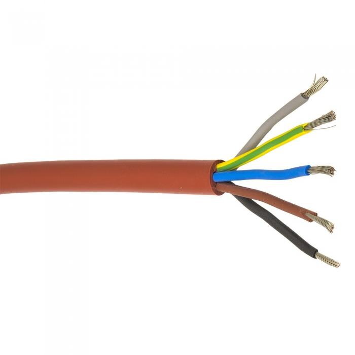silikónový kábel SIHF 5 x 1,5 mm / 3 m silikónový kábel SIHF 5 x 1,5 mm / 3 m