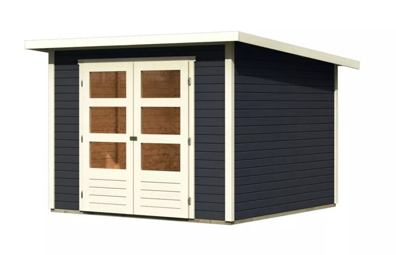 drevený domček KARIBU STOCKACH 4 (38742) antracit LG3518