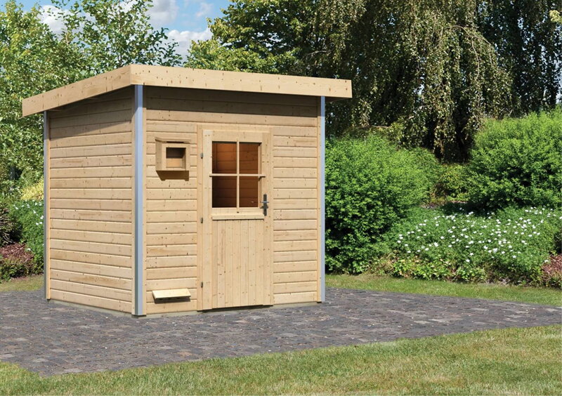 fínska sauna KARIBU NORGE (92106) natur LG4008