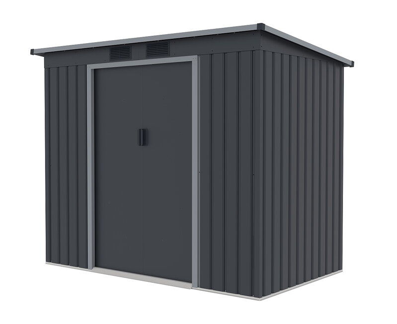 plechový domček LANITPLAST HALLE 74 ANTRACIT LG4023 plechový domček LANITPLAST HALLE 74 ANTRACIT LG4023