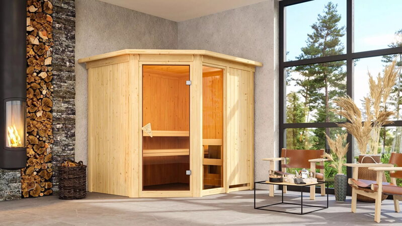 fínska sauna KARIBU FIONA 2 (49972) LG4207