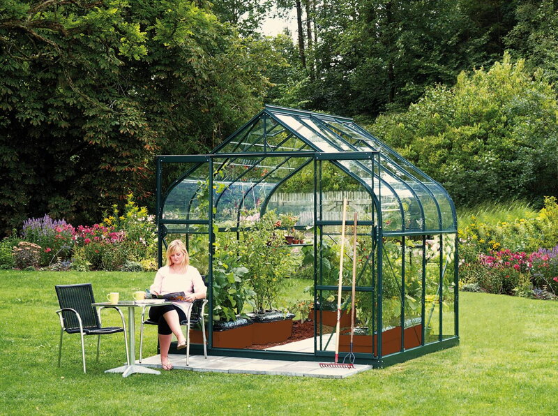 skleník VITAVIA DIANA 6700 číre sklo 3 mm zelený LG4219