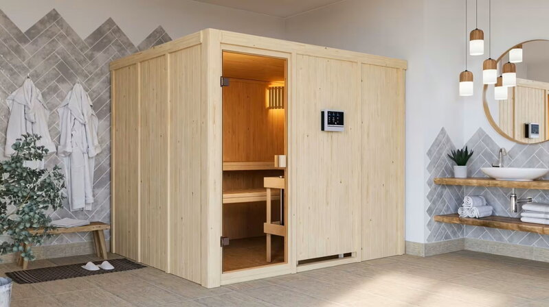 fínska sauna KARIBU NYBRO (6195) LG4259