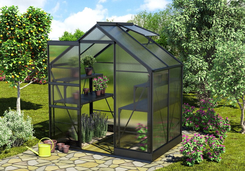 skleník VITAVIA APOLLO 2500 PC 4 mm čierny LG4390