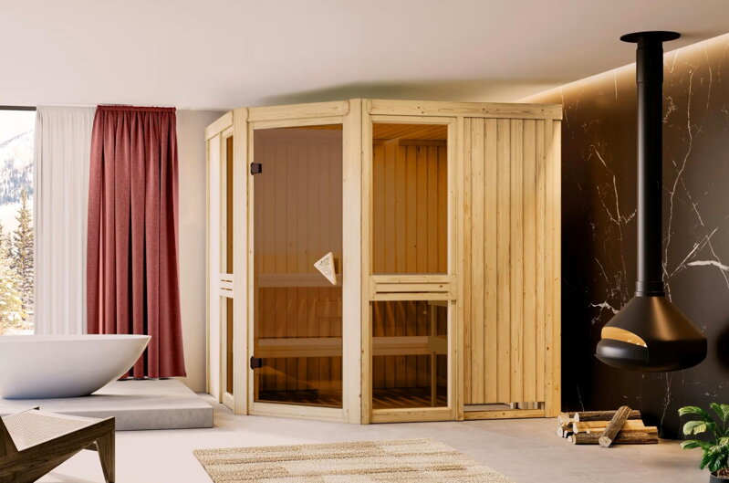fínska sauna KARIBU AMELIA 2 (34320) LG4617
