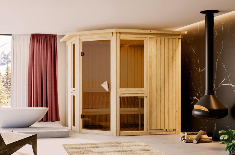 fínska sauna KARIBU AMELIA 2 (34325) LG4618