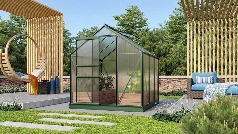 skleník VITAVIA VENUS 3800 PC 4 mm  zelený