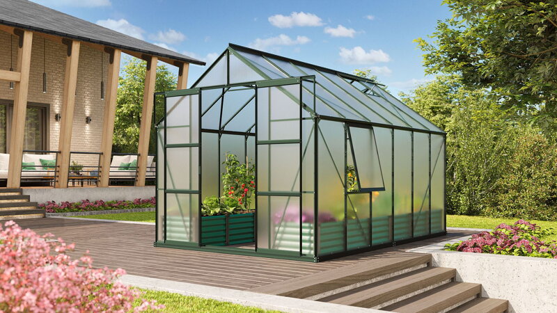 skleník VITAVIA URANUS 9900 PC 4 mm zelený skleník VITAVIA URANUS 9900 PC 4 mm zelený