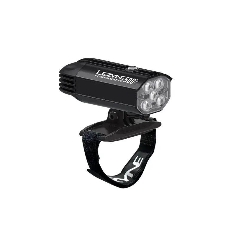 LEZYNE svetlo na prilbu HELMET FUSION DRIVE 500+, SATIN BLACK