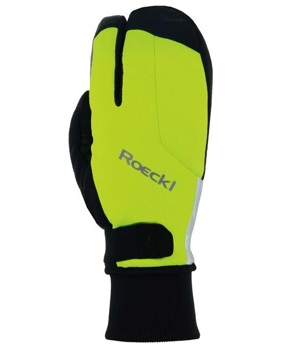 ROECKL Rukavice cyklistické zimné Villach 2 Trigger fluo žltá ROECKL Rukavice cyklistické zimné Villach 2 Trigger fluo žltá