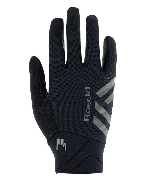 ROECKL Rukavice cyklistické s dlhým prstom Morgex 2, čierna (black) ROECKL Rukavice cyklistické s dlhým prstom Morgex 2, čierna (black)