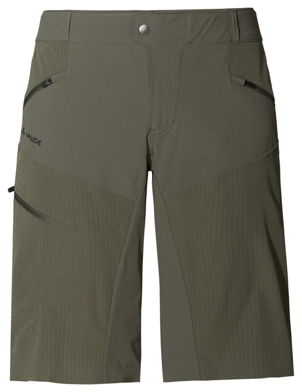Vaude cyklistické kraťasy Virt, pánske, khaki Vaude cyklistické kraťasy Virt, pánske, khaki