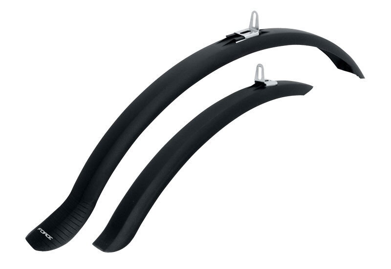 FORCE blatníky 26 - 28" predĺžené, plast, čierne FORCE blatníky 26 - 28" predĺžené, plast, čierne