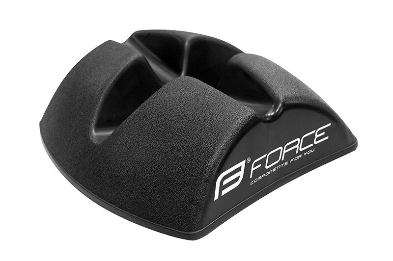 FORCE podložka pod predné koleso, krížová, čierna FORCE podložka pod predné koleso, krížová, čierna