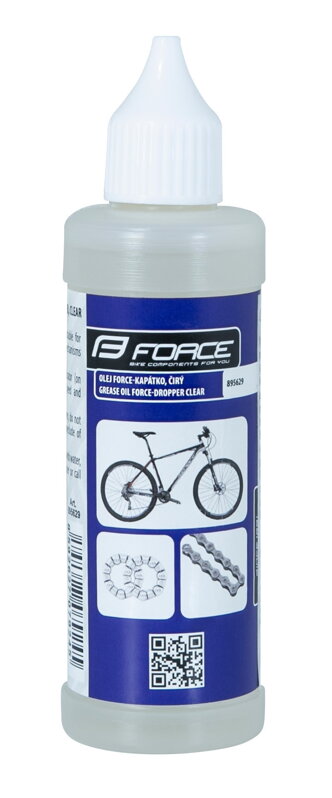 FORCE mazivo-kvapkadlo, olej číry, minerálny, 80 ml FORCE mazivo-kvapkadlo, olej číry, minerálny, 80 ml