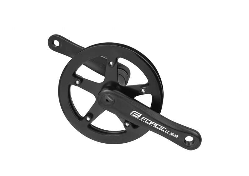 FORCE kľuky C5.3 Al 40z kryt 140mm, čierne FORCE kľuky C5.3 Al 40z kryt 140mm, čierne