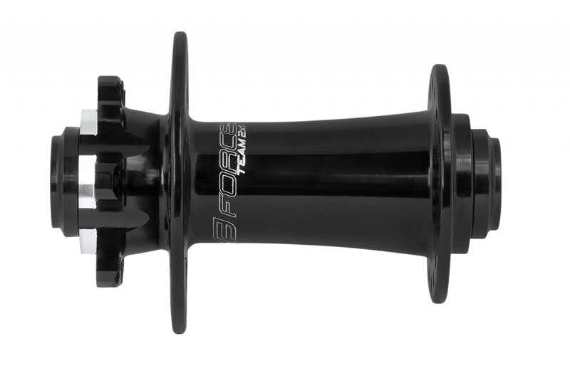 FORCE náboj predný F.TEAM 2x1 15mm, 6d, 32 dier, čierny FORCE náboj predný F.TEAM 2x1 15mm, 6d, 32 dier, čierny