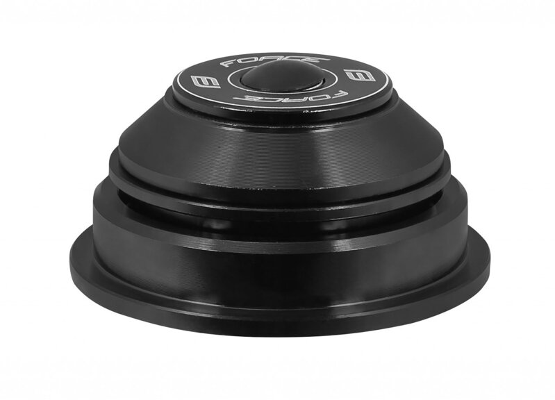 FORCE hlavové zloženie TAPER 1 1/8" -1 1/2", polointegrované, 55mm, čierne FORCE hlavové zloženie TAPER 1 1/8" -1 1/2", polointegrované, 55mm, čierne